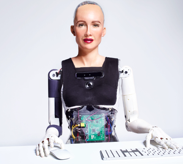 Sophia - un robot con inteligencia artificial IA